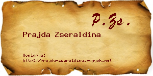 Prajda Zseraldina névjegykártya